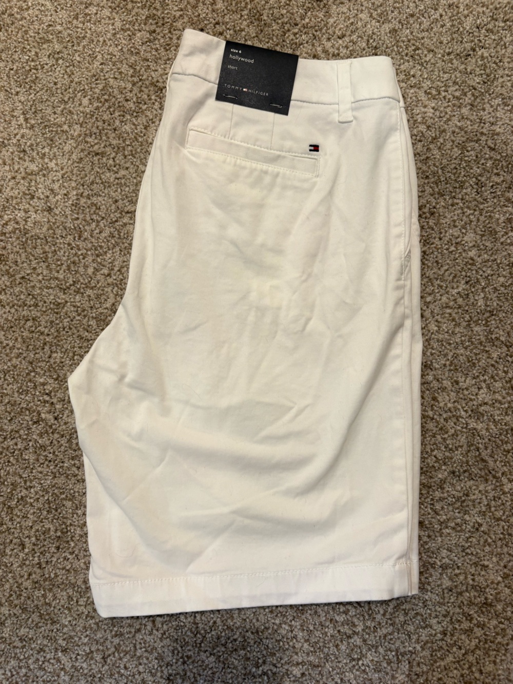 Tommy Hilfiger White Hollywood Shorts